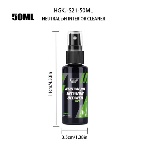 Car interior cleaner - cleaner, water