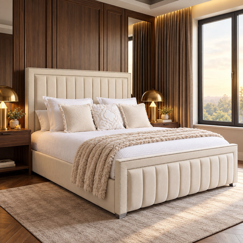 Ottoman storage bed plush - storage,